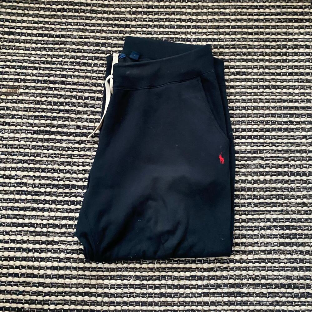🌿Polo Ralph Lauren Mens Black Adjustable Drawstring Sweatpants Size 3X Big